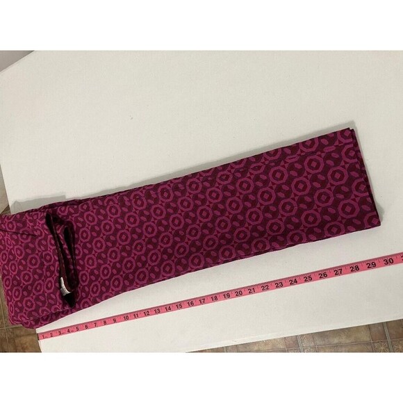 Boden Womans Purple Chino Dress Pants Geometric Paisley Size 4R Romania 27x30 - Picture 9 of 11